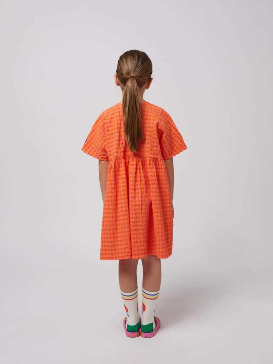 Bobo Choses Sukienka Vichy Woven - obrazek 2