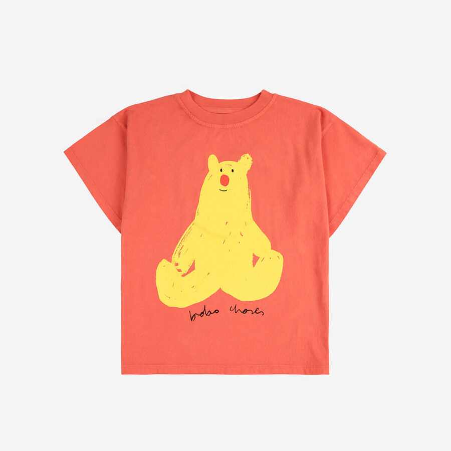 Bobo Choses T-shirt Hug Me Bear Red