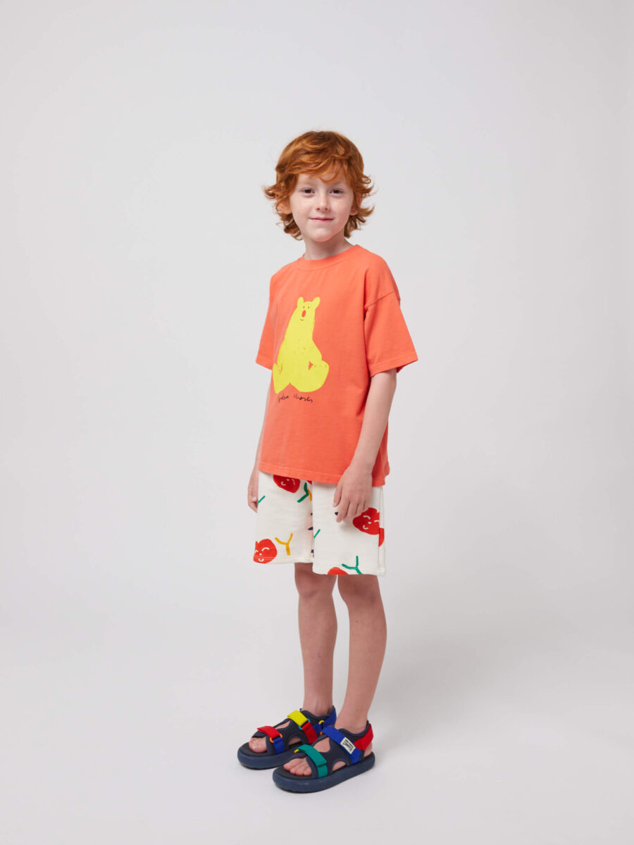 Bobo Choses T-shirt Hug Me Bear Red - obrazek 4