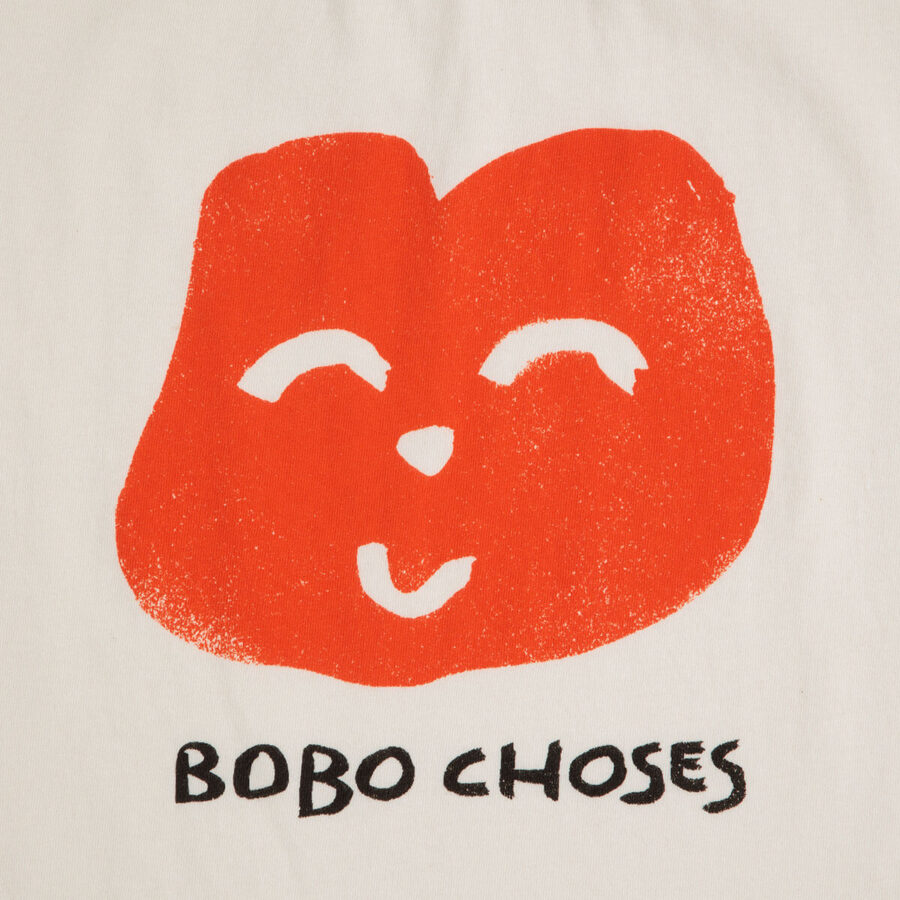 Bobo Choses T-shirt Joyful Face Off White - obrazek 2