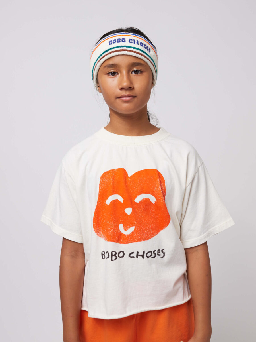 Bobo Choses T-shirt Joyful Face Off White - obrazek 6