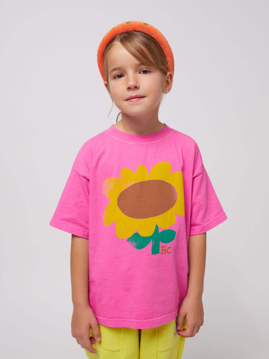 Bobo Choses T-shirt Sunflower Fuchsia - obrazek 6