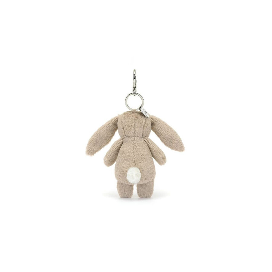 Jellycat Breloczek Króliczek z Kwiecistymi Uszami Beżowy 17 cm - obrazek 3