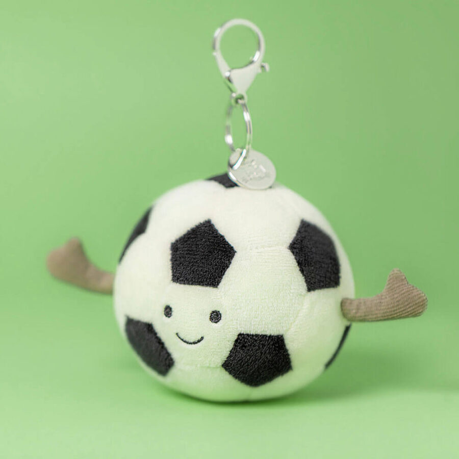 Jellycat Breloczek Wesoła Piłka Futbolowa 13 cm - obrazek 3
