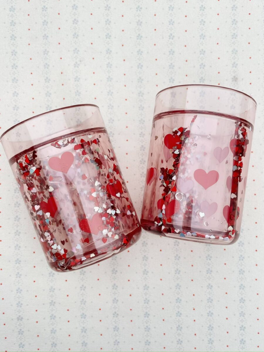 Konges Slojd 2-Pak Kubków Glitter Heart - obrazek 3