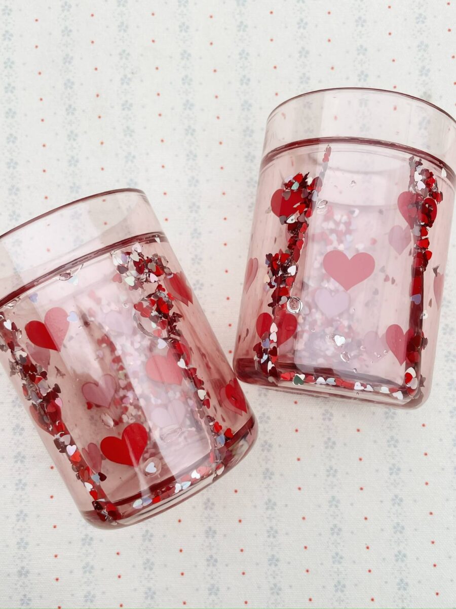 Konges Slojd 2-Pak Kubków Glitter Heart - obrazek 4