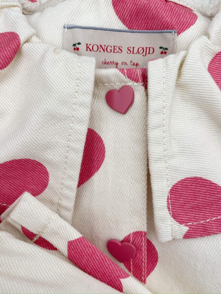 Konges Slojd Koszula Dżinsowa Magot Bon Coeur Pink - obrazek 6