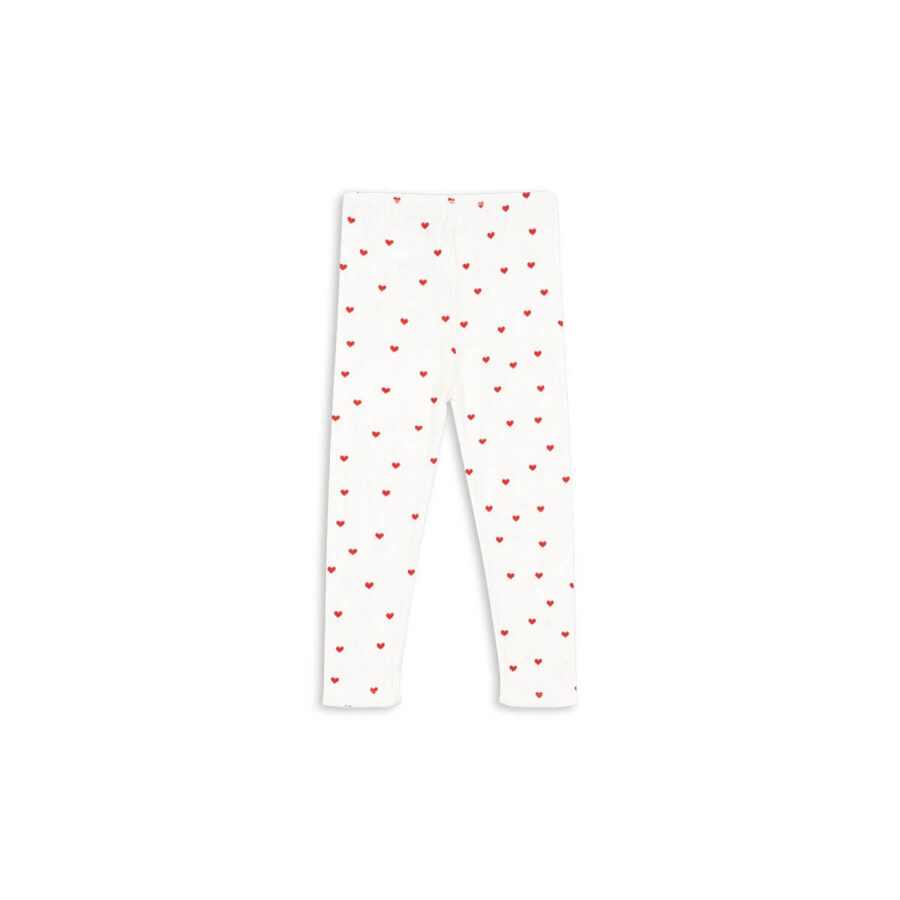 Konges Slojd Legginsy Minnie Gots Amour Rouge - obrazek 2
