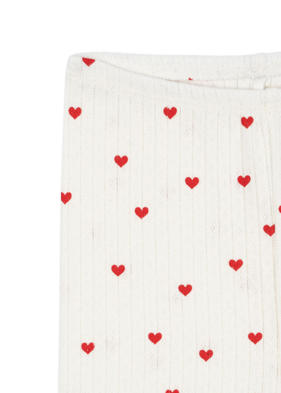 Konges Slojd Legginsy Minnie Gots Amour Rouge - obrazek 3