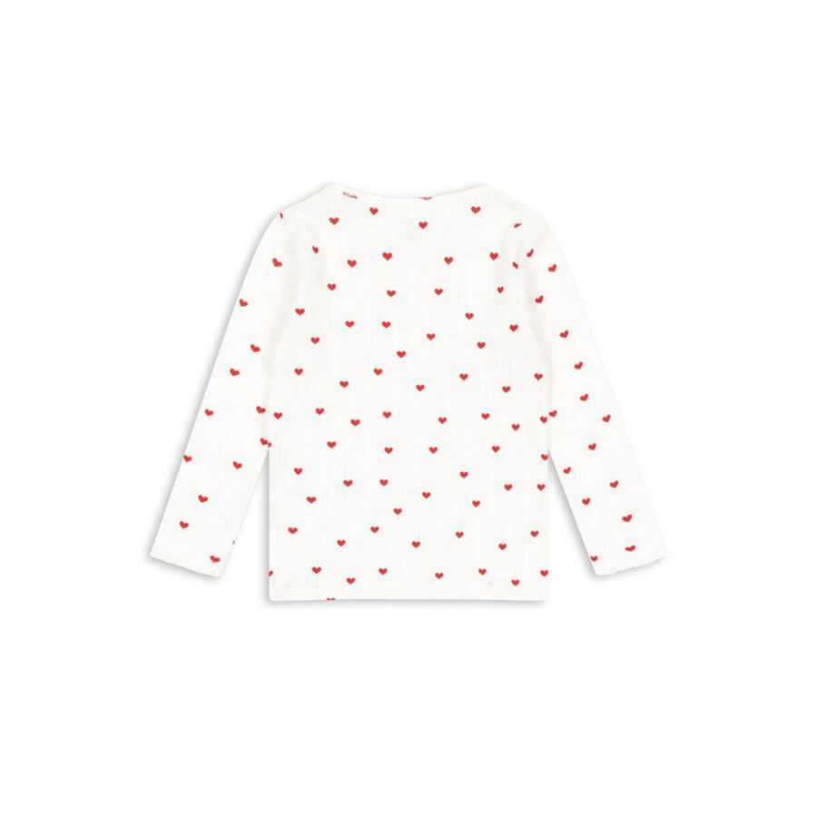 Konges Slojd Longsleeve Minnie Gots Amour Rouge - obrazek 2