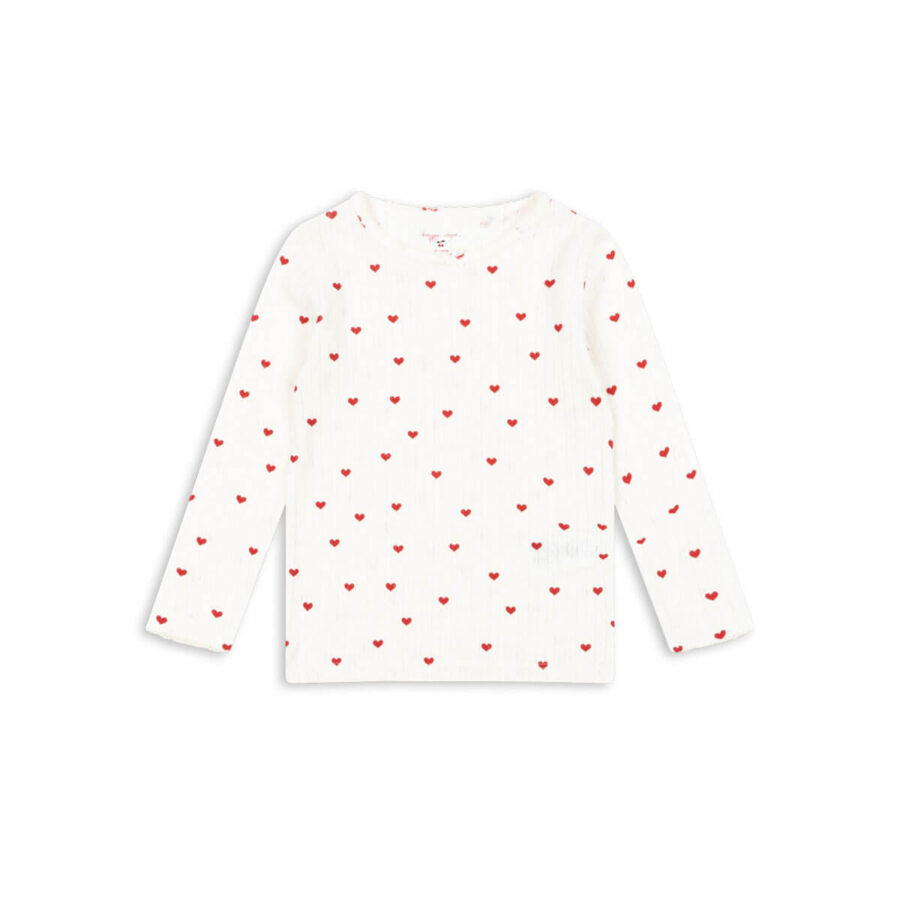 Konges Slojd Longsleeve Minnie Gots Amour Rouge