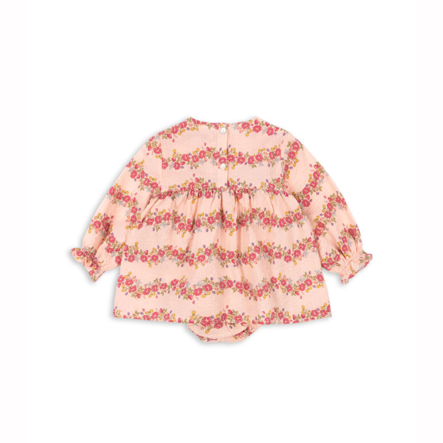 Konges Slojd Rampers Bella Frill Gots Floria Pink - obrazek 2
