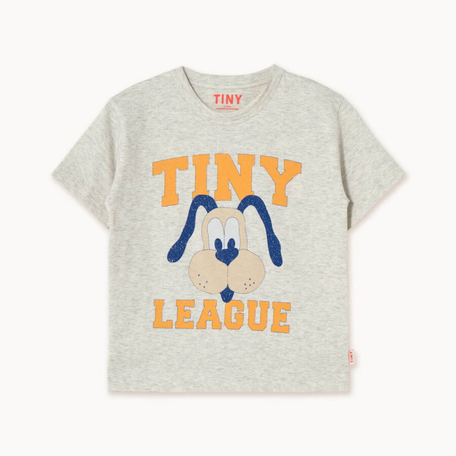 Tinycottons T-shirt Tiny League Graphic Light Grey Heather