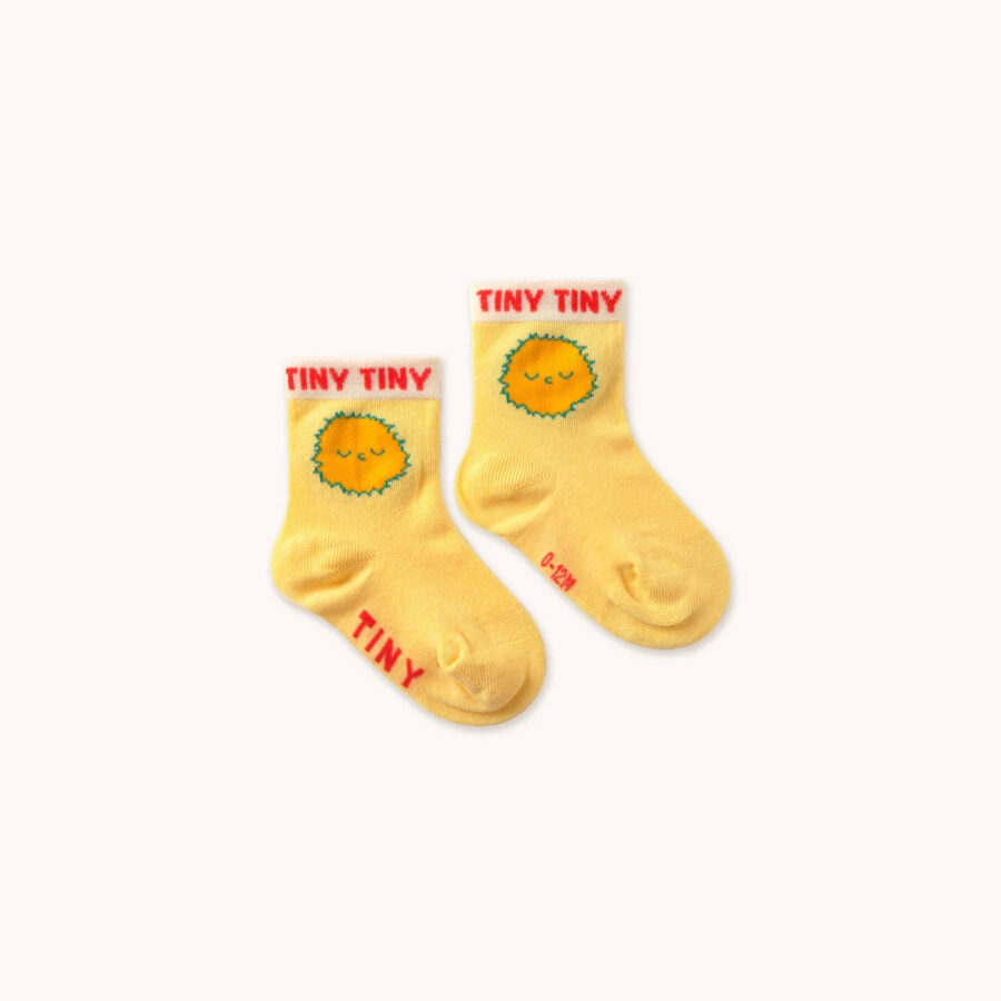 Tinycottons Skarpetki Baby Sun Medium Mellow Yellow - obrazek 2