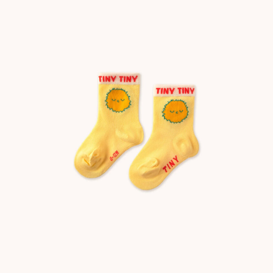 Tinycottons Skarpetki Baby Sun Medium Mellow Yellow