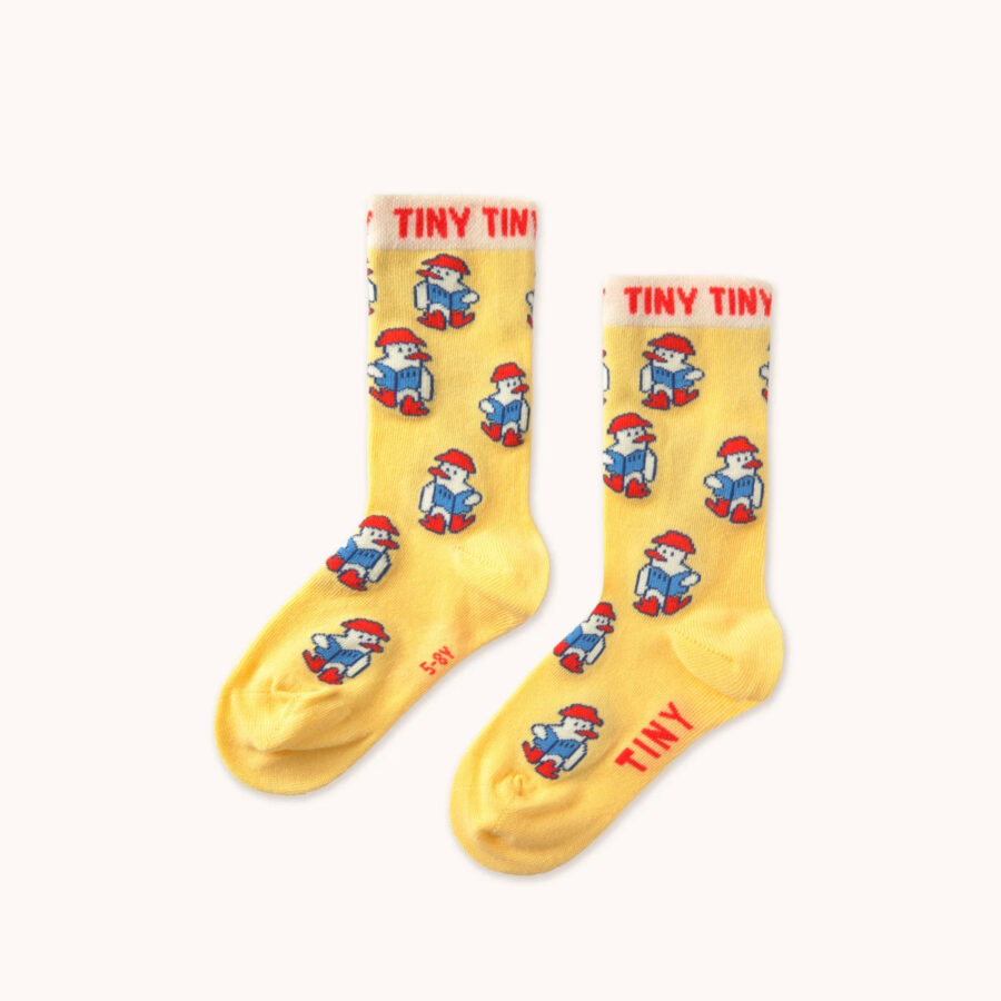 Tinycottons Skarpetki Readers Medium Mellow Yellow
