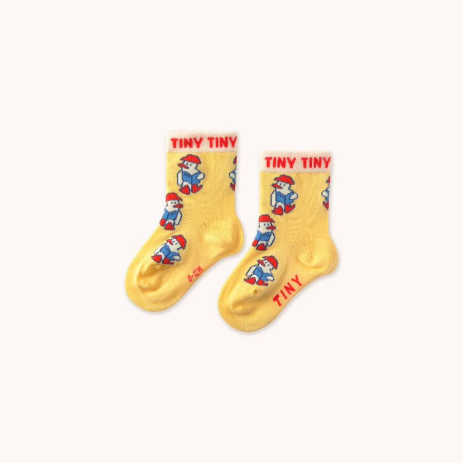 Tinycottons Skarpetki Baby Sun Readers Medium Mellow Yellow