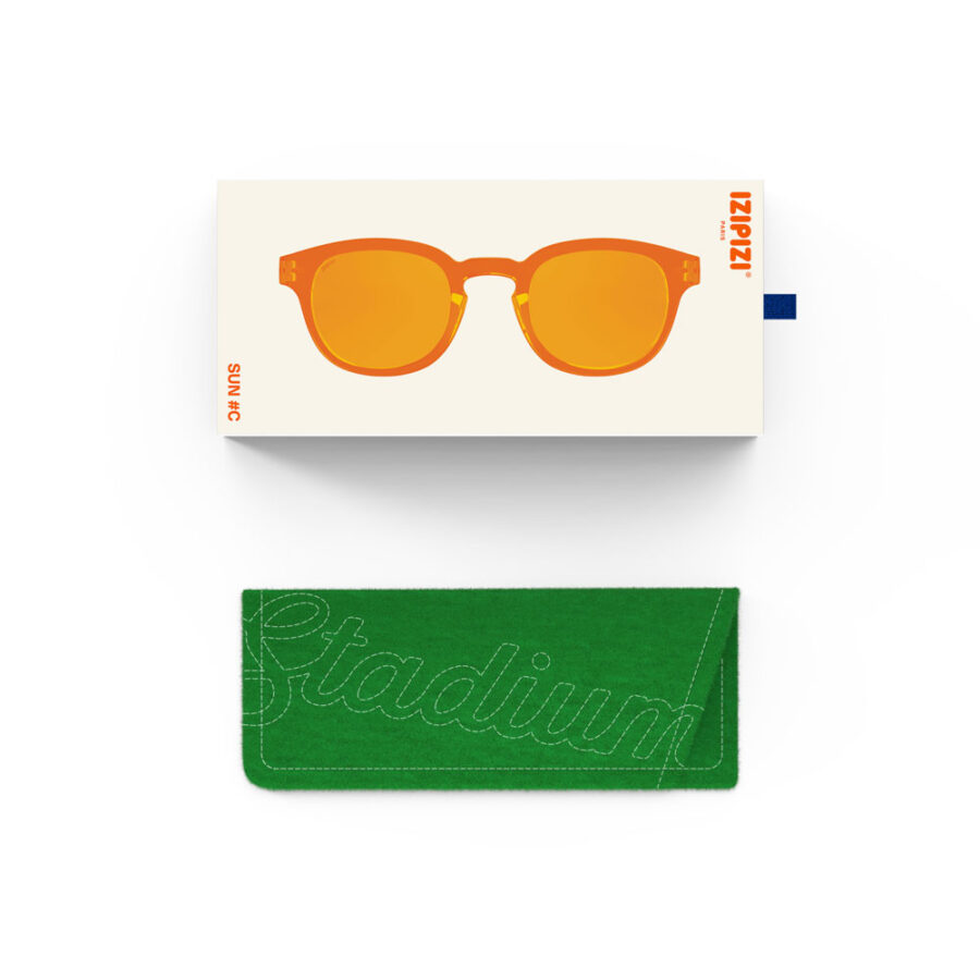 Izipizi Okulary Przeciwsłoneczne dla Dorosłych #C SUN Orange Smash - obrazek 5