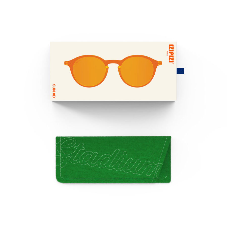 Izipizi Okulary Przeciwsłoneczne dla Dorosłych #D SUN Orange Smash - obrazek 5