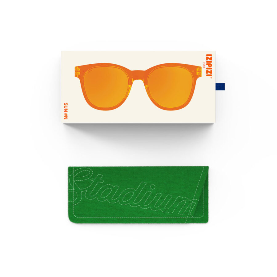 Izipizi Okulary Przeciwsłoneczne dla Dorosłych #N SUN Orange Smash - obrazek 5