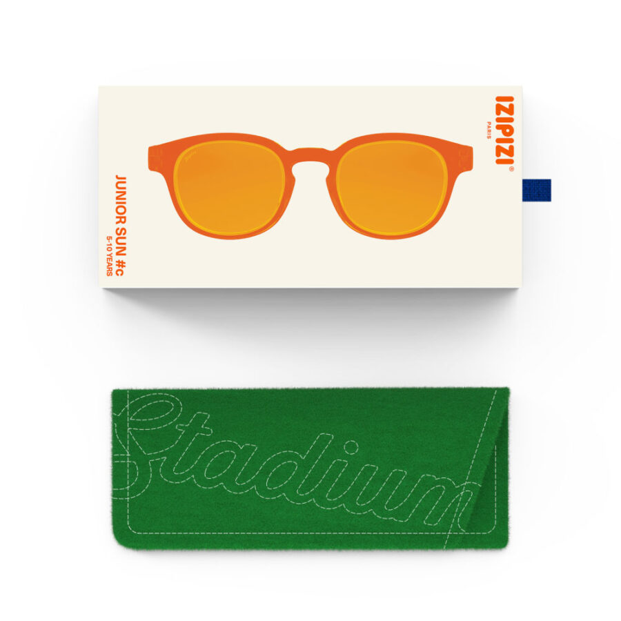 Izipizi Okulary Przeciwsłoneczne Junior Sun #C Orange Smash - obrazek 5