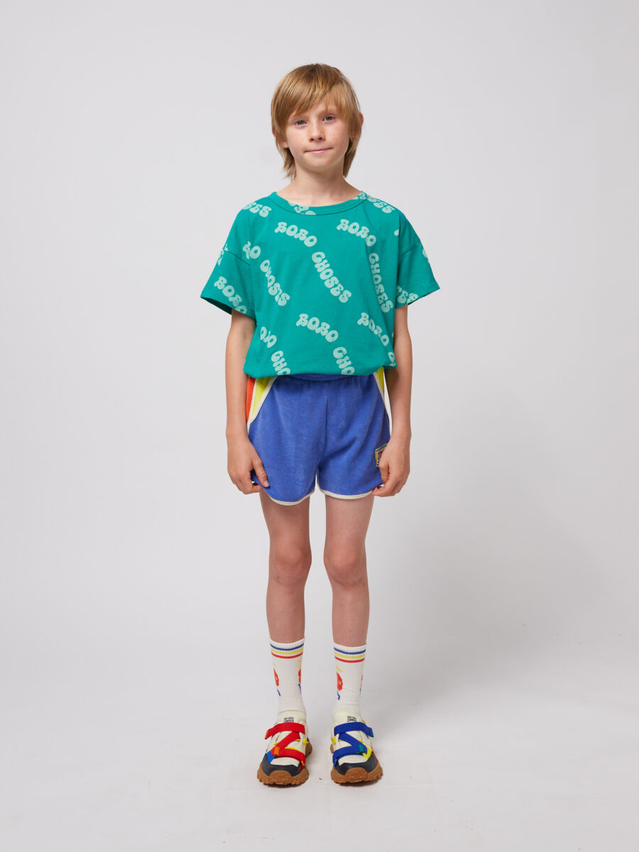 Bobo Choses Krótkie Spodenki Smiling Color Blue - obrazek 6
