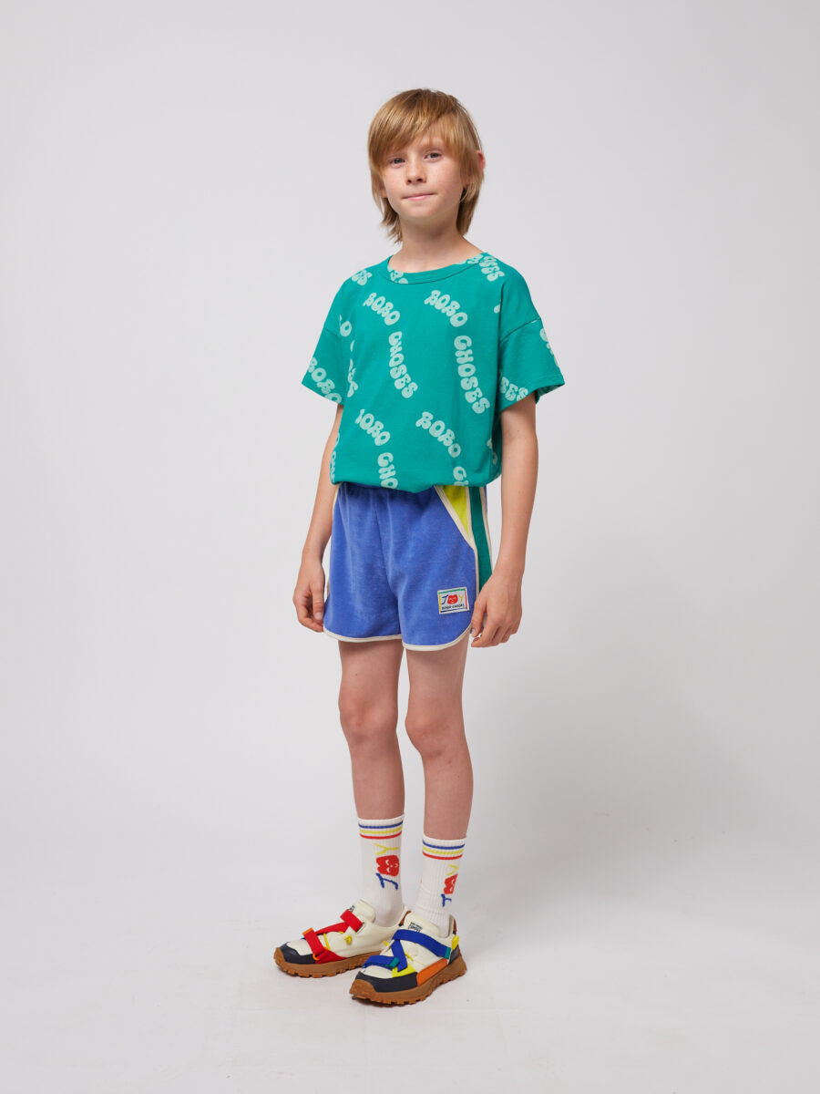 Bobo Choses Krótkie Spodenki Smiling Color Blue - obrazek 5