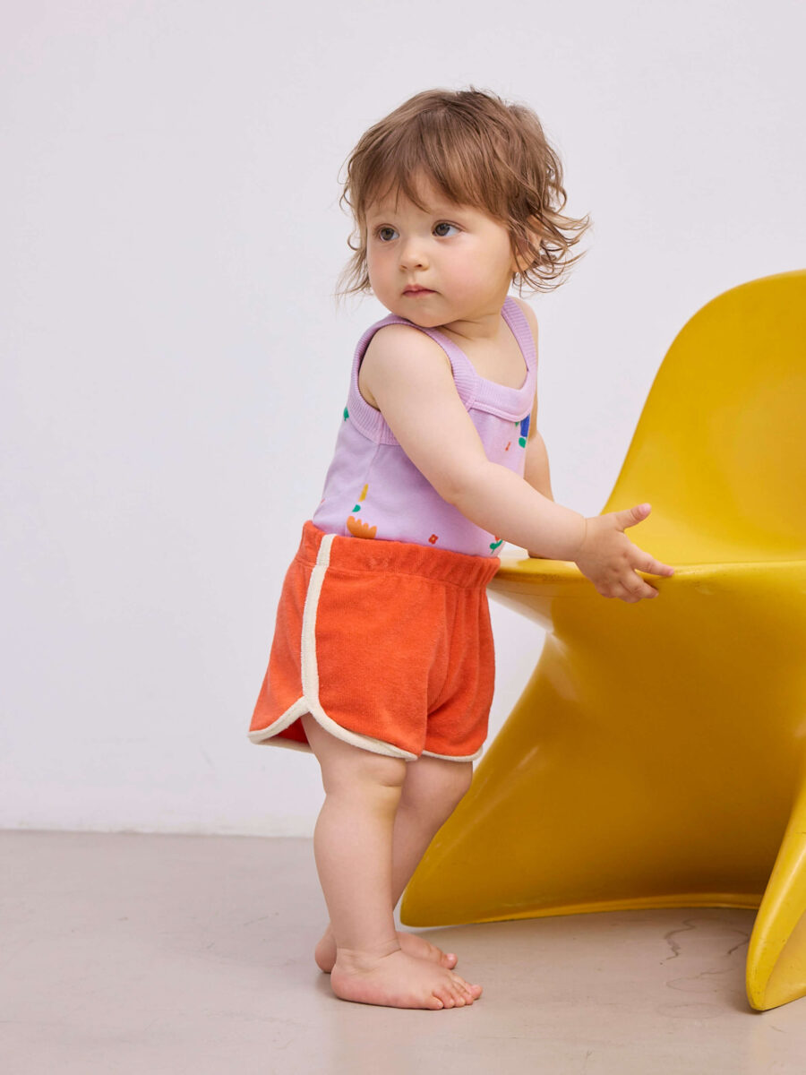 Bobo Choses Krótkie Spodenki Baby Terry Red - obrazek 5