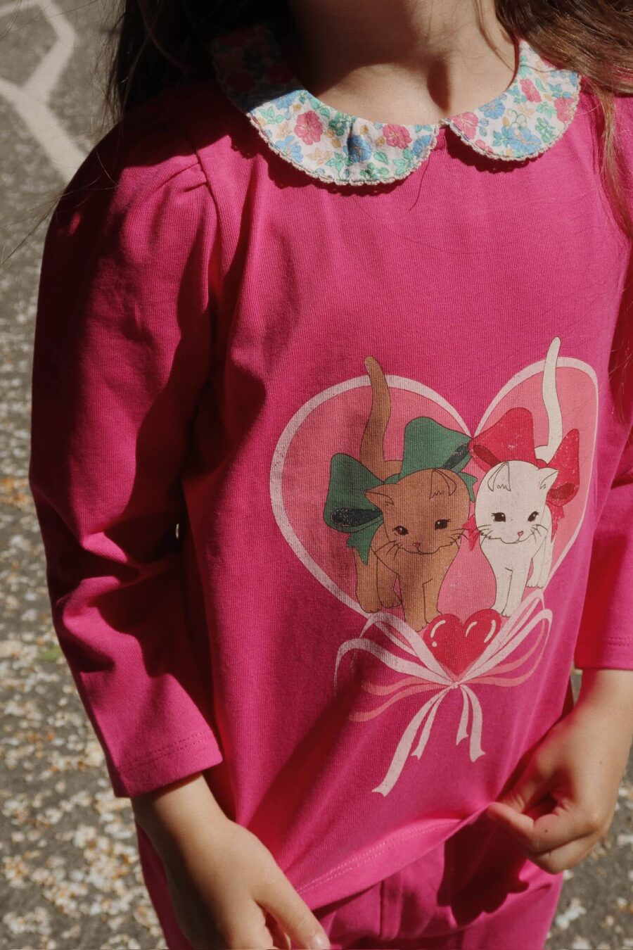 Konges Slojd Bluza Babette Gots Viva Magenta - obrazek 8