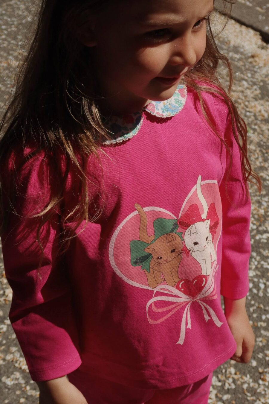 Konges Slojd Bluza Babette Gots Viva Magenta - obrazek 7