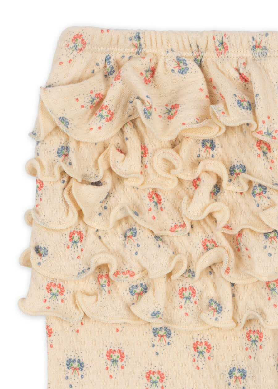 Konges Slojd Legginsy Sui Frill Gots Pipa Petite - obrazek 3