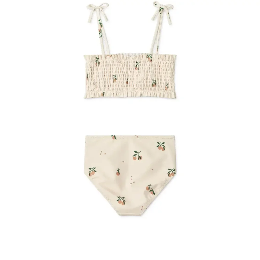 Liewood Dwuczęściowy Strój Kąpielowy Mikaela Printed Set Peach/Sea Shell - obrazek 2