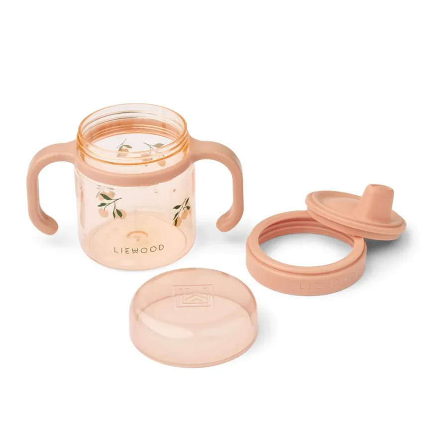 Liewood Kubek Niekapek Kylo Tritan Sippy 280ml Peach/Sea Shell - obrazek 2