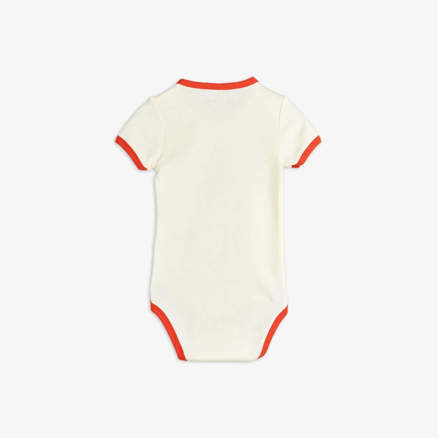 Mini Rodini Body Ladybug Off White - obrazek 2