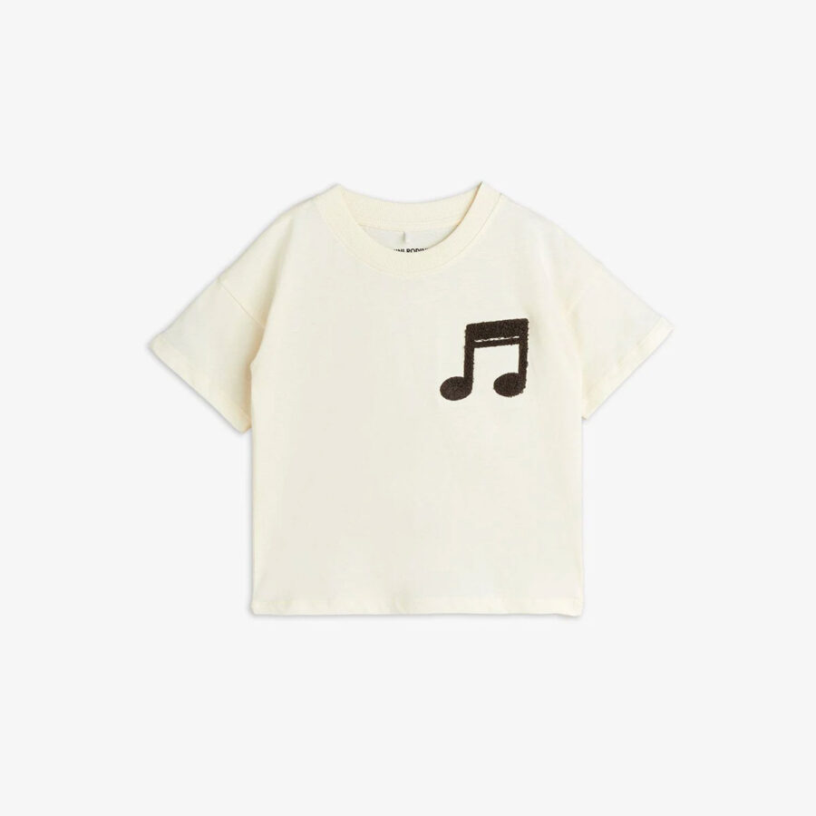 Mini Rodini T-Shirt Note Off White