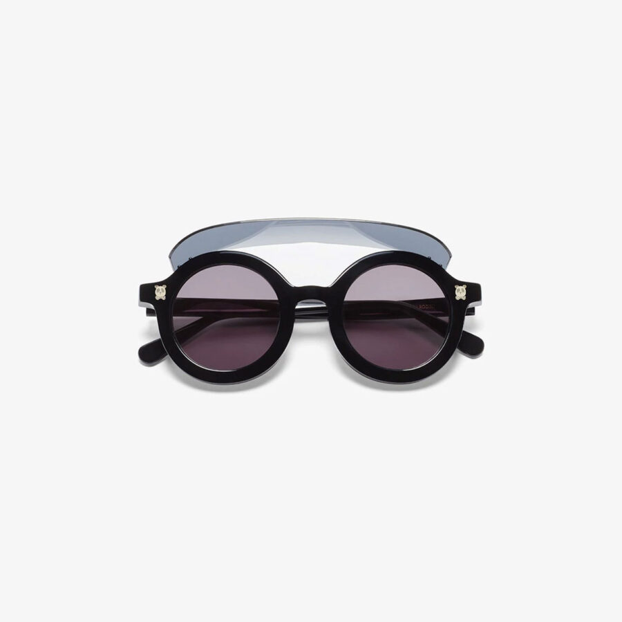 Mini Rodini Okulary Przeciwsłoneczne Visor sunglasses black - obrazek 2