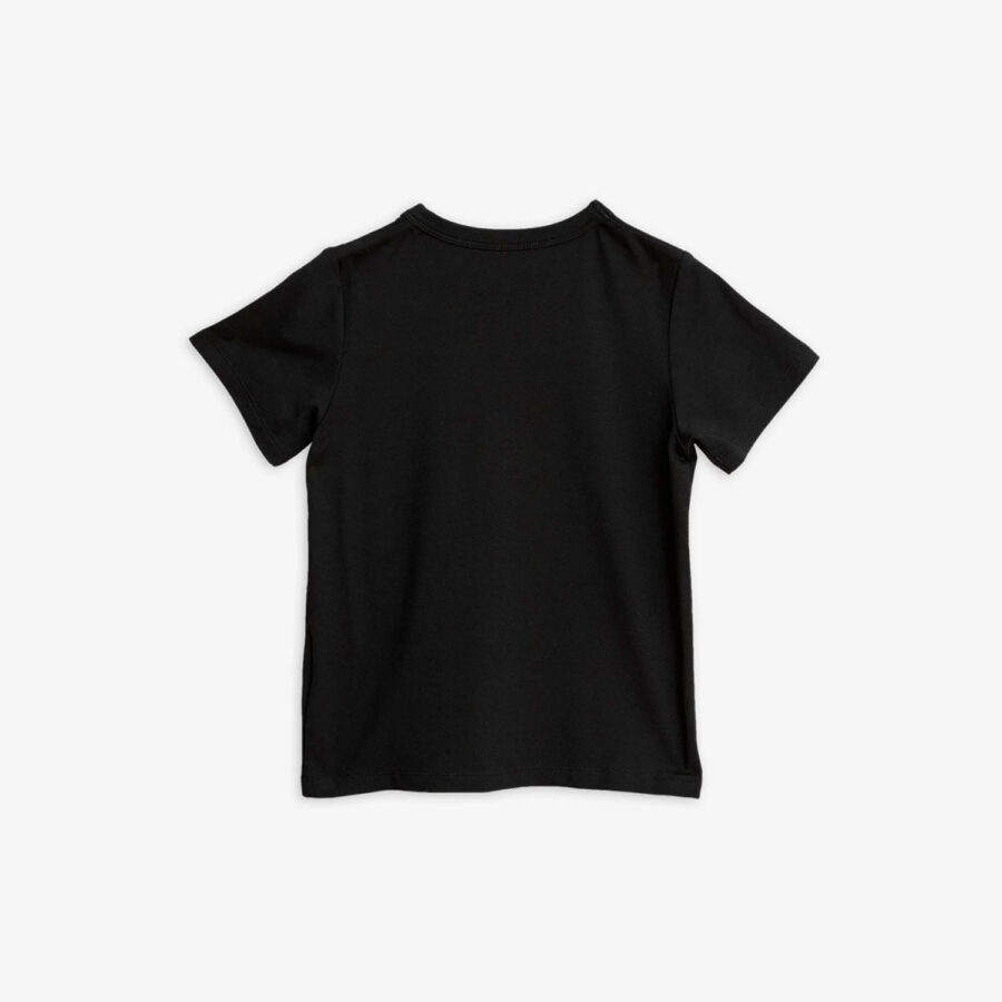 Mini Rodini T-shirt Basic SS Black - obrazek 2