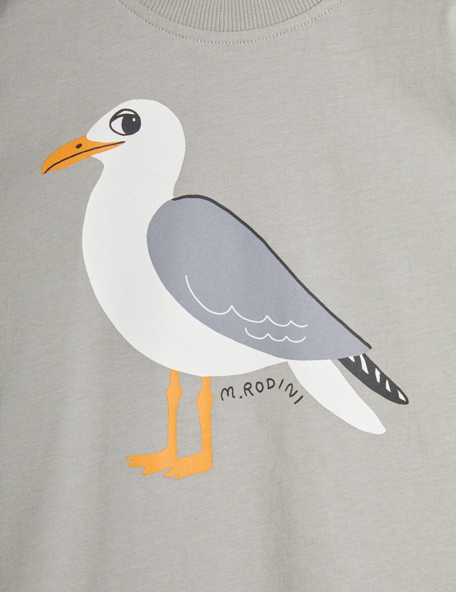 Mini Rodini T-Shirt Seagull Grey - obrazek 4