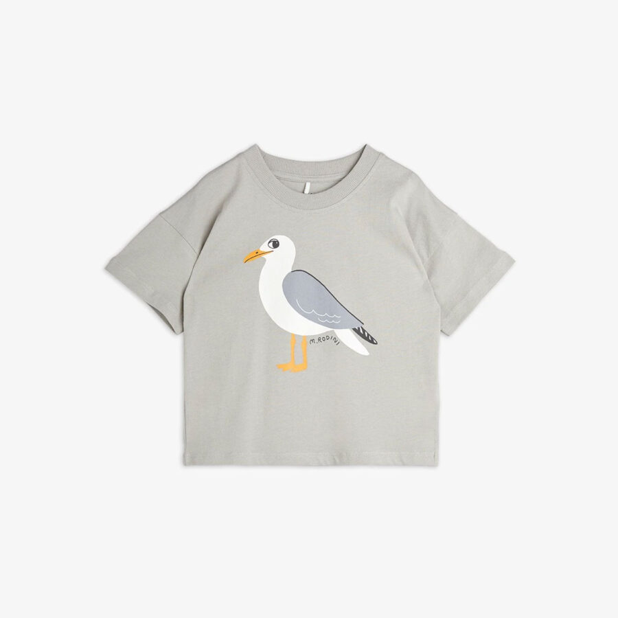 Mini Rodini T-Shirt Seagull Grey