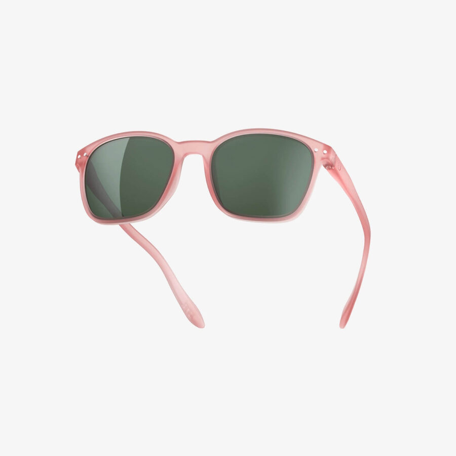 Izipizi Okulary Przeciwsłoneczne Pale Pink Green Lenses Polarized #Journey