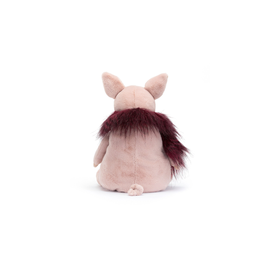 JellyCat Świnka z Szalem Boa 28 cm - obrazek 3