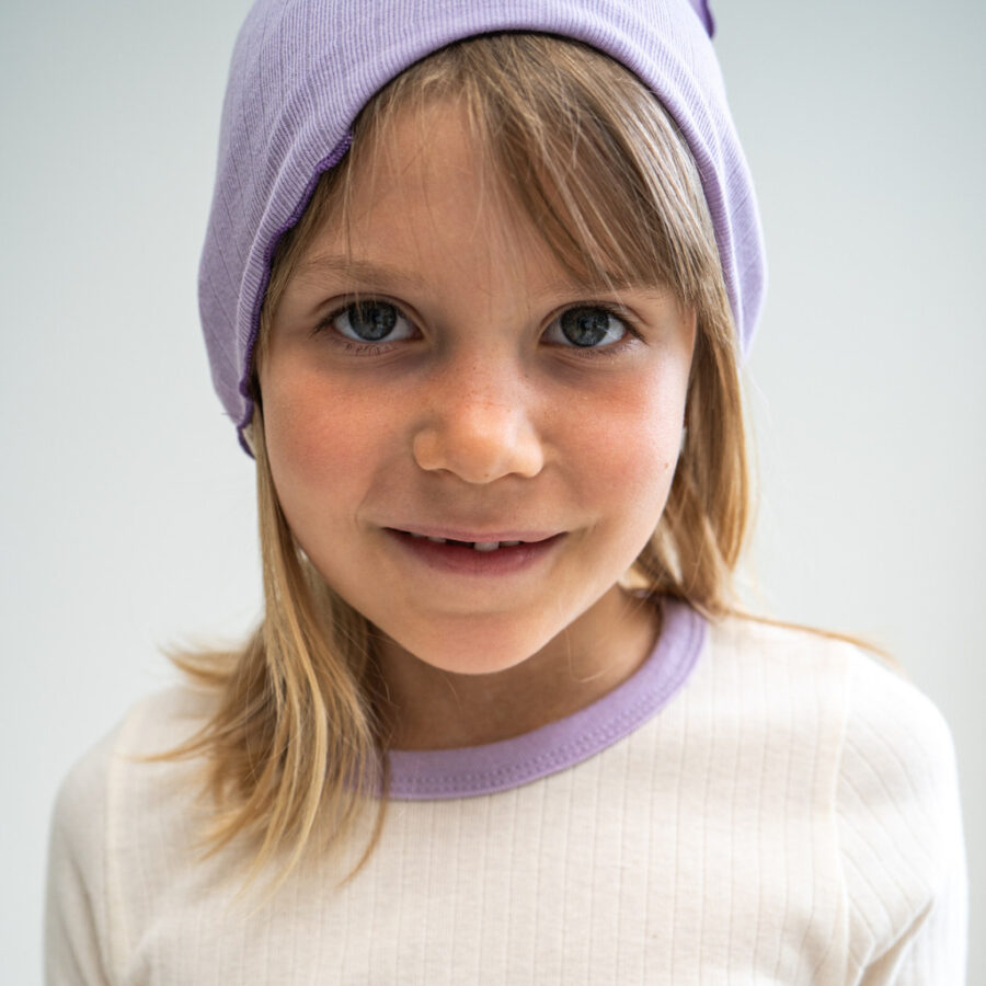 Minimalisma Chustka Pod Szyję Nuria Lilac - obrazek 5