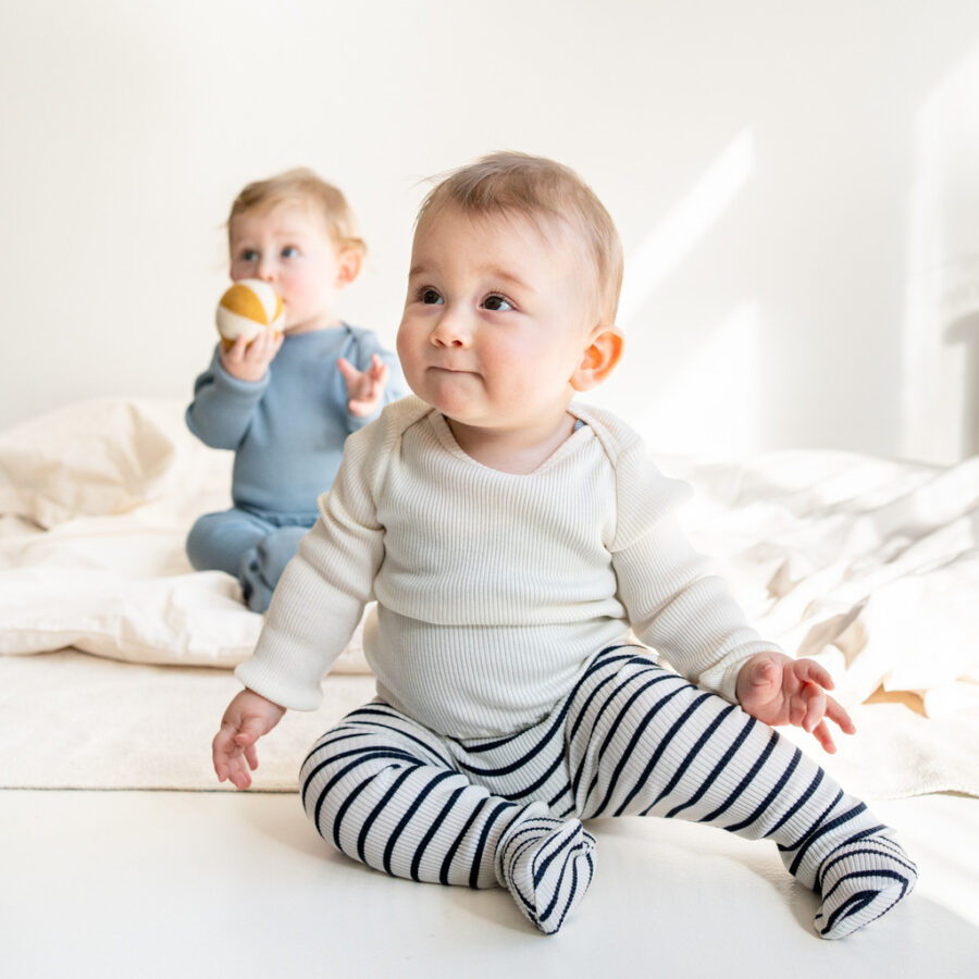 Minimalisma Półśpiochy/Legginsy Niemowlęce Ze Stópkami Bamse Sailor - obrazek 3
