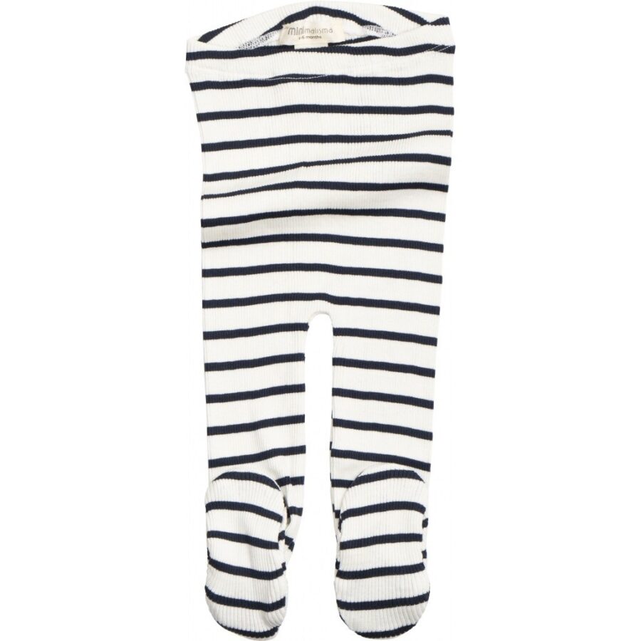 Minimalisma Półśpiochy/Legginsy Niemowlęce Ze Stópkami Bamse Sailor
