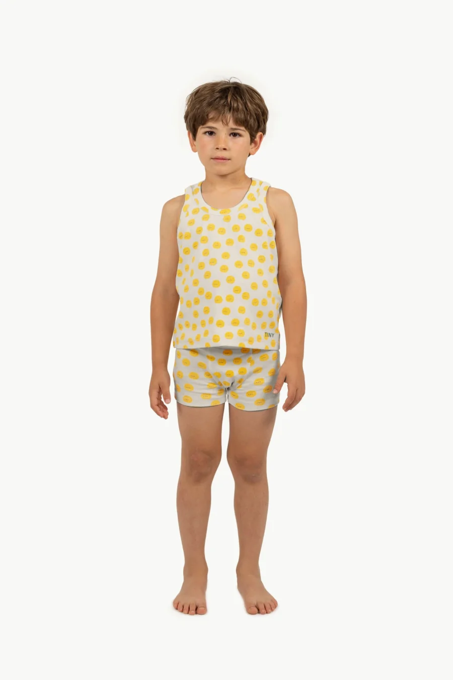 Tinycottons Bokserki Sun Light Grey Heather - obrazek 3