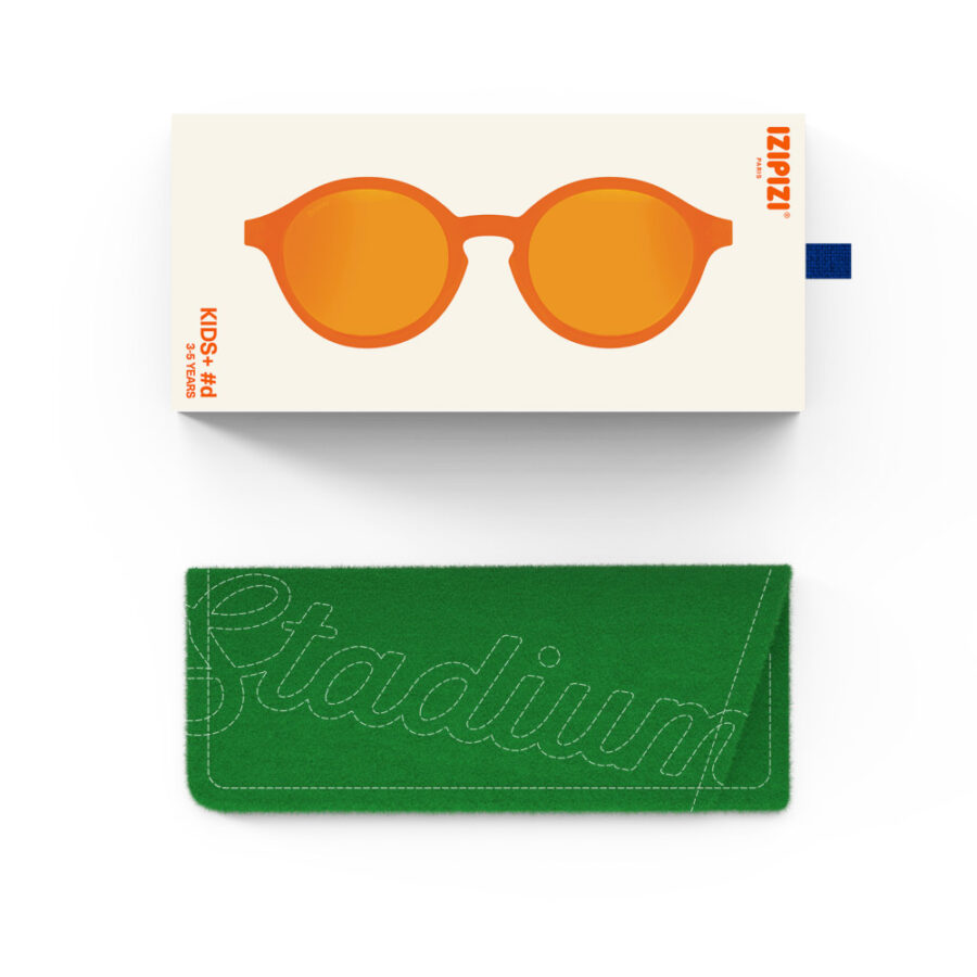 Izipizi Okulary Przeciwsłoneczne dla Dzieci KIDS+ SUN (3-5 lat) #D Orange Smash - obrazek 5