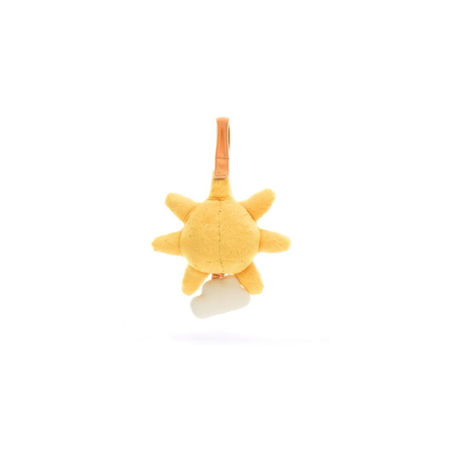 JellyCat Uśmiechnięte Słoneczko z Chmurką i Pozytywką Żółte - obrazek 2
