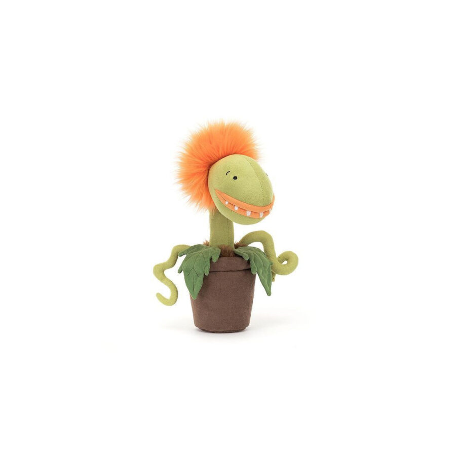 JellyCat Kwiatek Głodomorek Pomarańczowy 20 cm