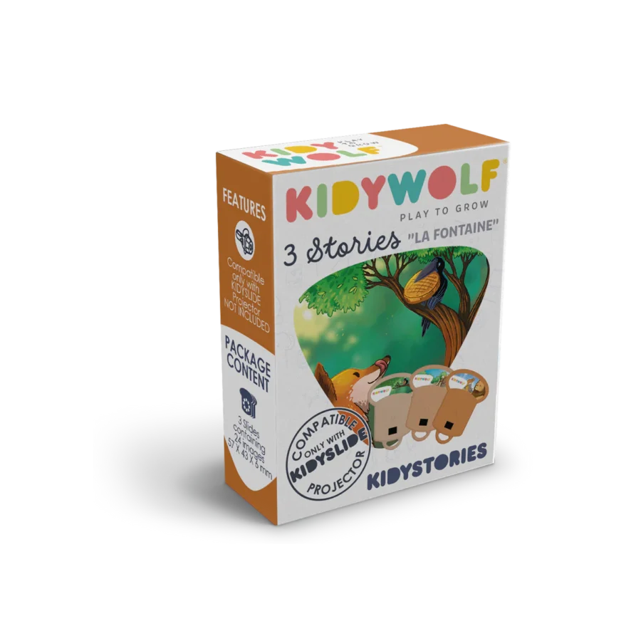Kidywolf Slajdy Do Projektora Kidyslide La Fontaine - obrazek 2
