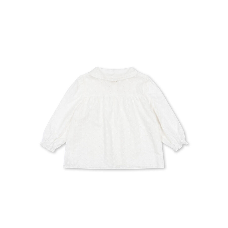 Konges Slojd Koszula Lacey Collar Optic White - obrazek 2